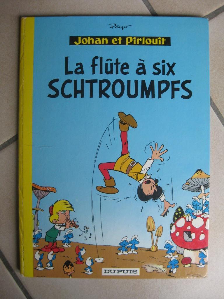 Johan & Pirlouit "La flûte à six Schtroumpfs" Bel état, Peyo, Enlèvement ou Envoi, Une BD, Utilisé