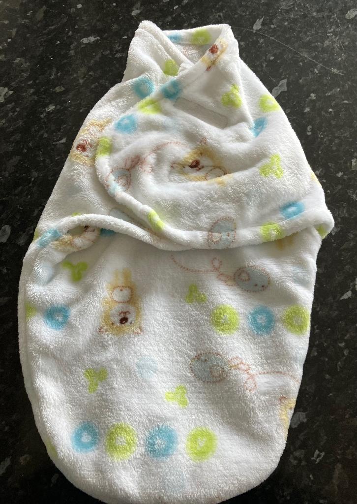 Fleece Inbakerdoek, Kinderen en Baby's, Dekens, Slaapzakjes en Inbakerproducten, Ophalen, Zo goed als nieuw, Bakerzak of Bakerdoek