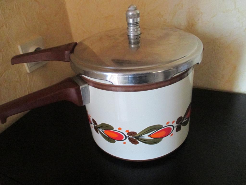 vintage snelkookpan, Huis en Inrichting, Keuken | Potten en Pannen, Ophalen of Verzenden, Gebruikt, Snelkookpan