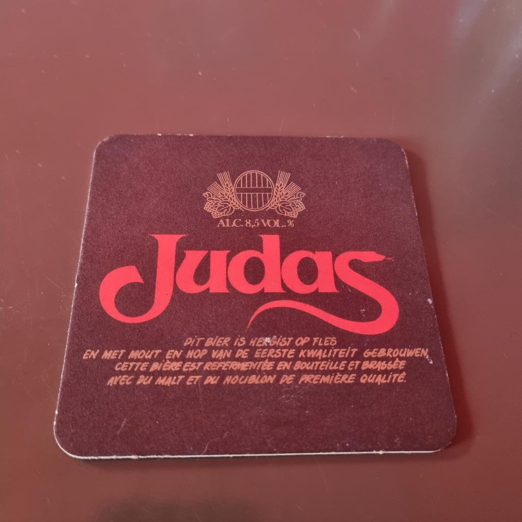 Sous Bock Judas (modèle 2), Verzamelen, Biermerken, Ophalen of Verzenden, Gebruikt, Viltje(s), Overige merken