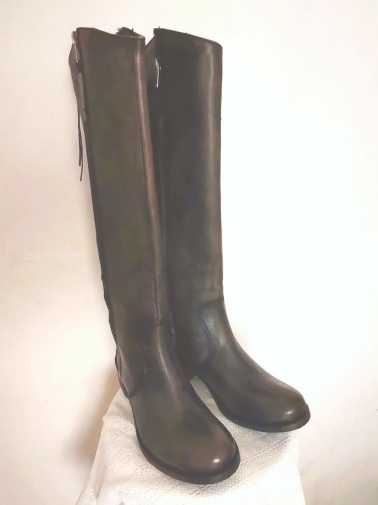 Bottes hautes cuir véritable taille 36, Animaux & Accessoires, Enlèvement ou Envoi, Comme neuf