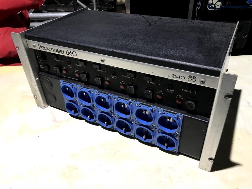 Dimmer Pack - Zero 88 - RackMaster 660 / 6-Ch / 0-10V, Ophalen of Verzenden, Gebruikt