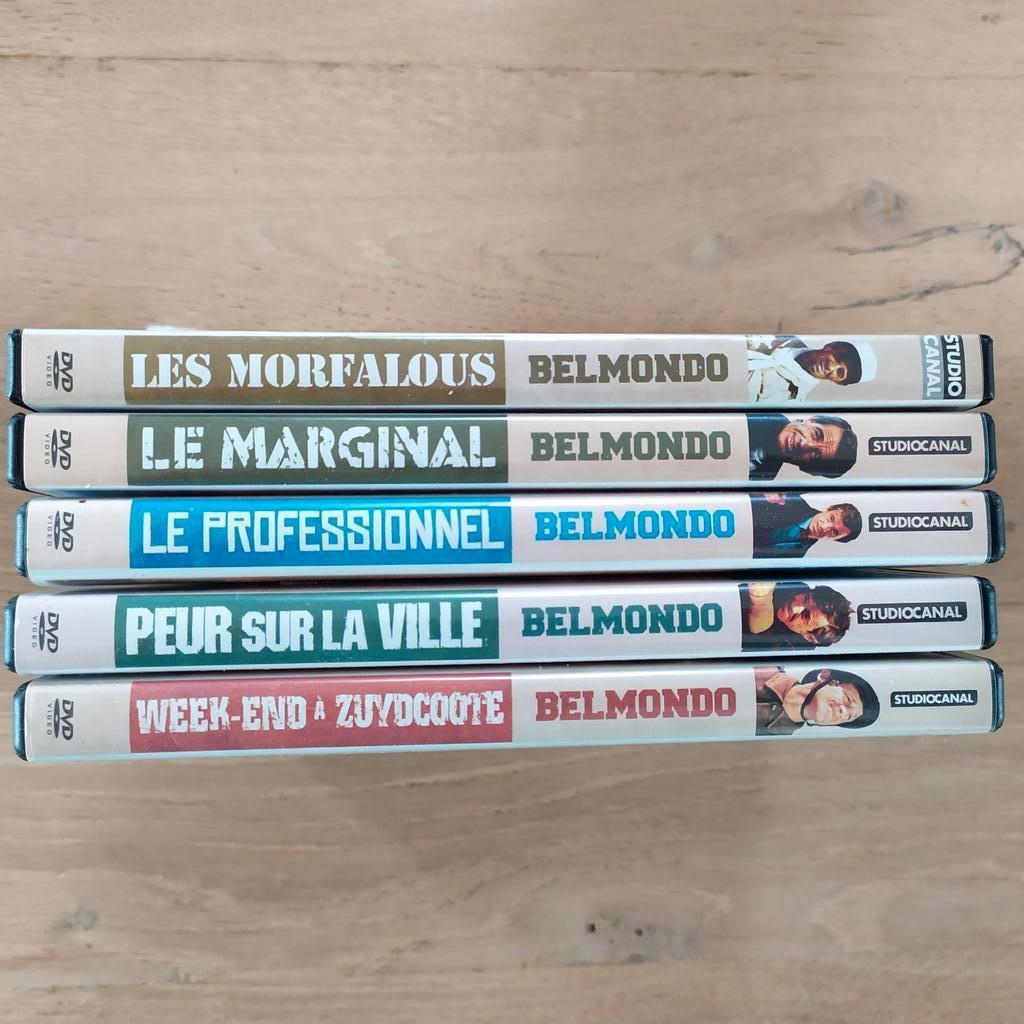 Lot 5 DVD Belmondo Studio Canal TBE, Tous les âges, Enlèvement ou Envoi, Comédie d'action