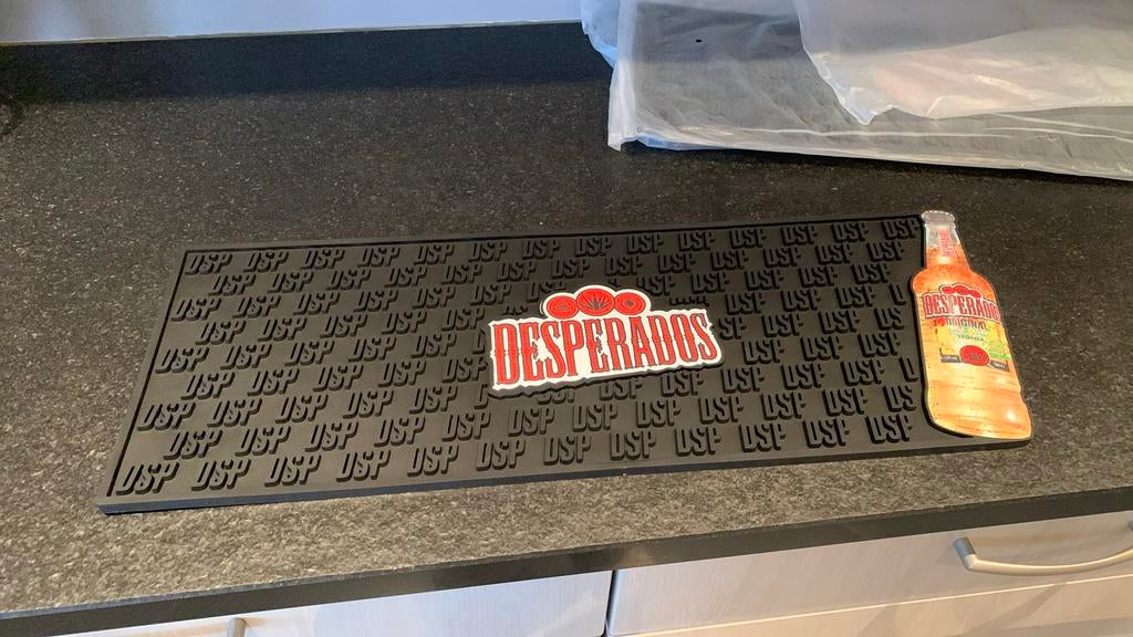 Barmatten Desperados, Enlèvement ou Envoi, Neuf, Panneau, Plaque ou Plaquette publicitaire, Autres marques