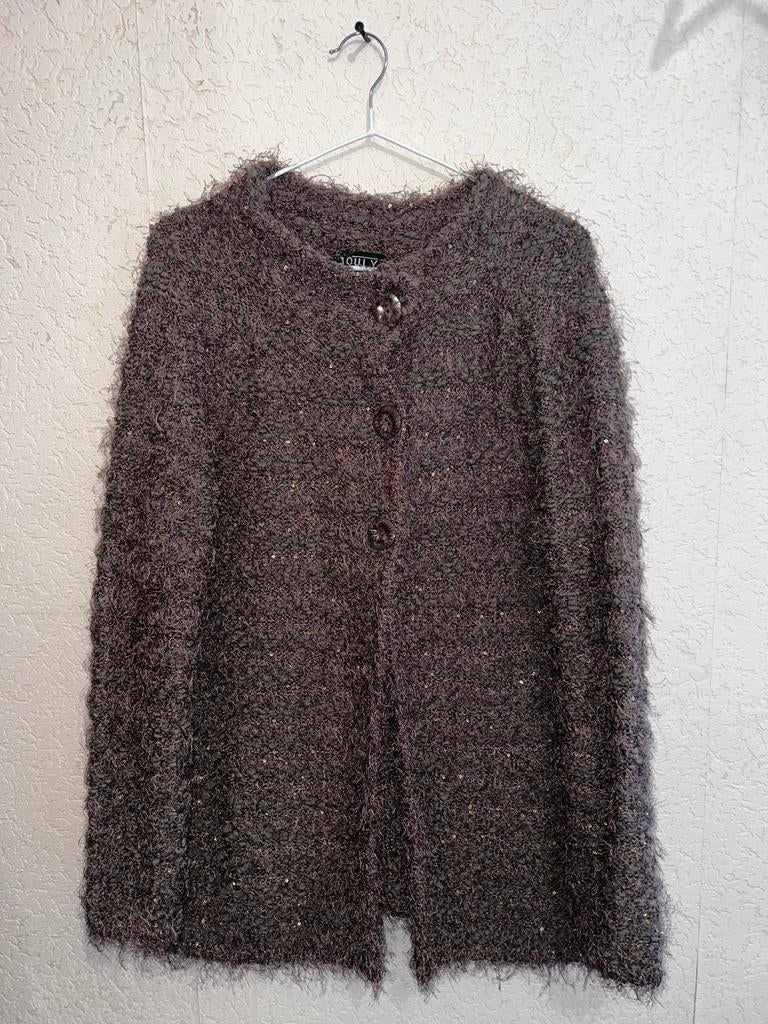 Dames bruin vest, Ophalen of Verzenden, Zo goed als nieuw, Maat 38/40 (M), Bruin