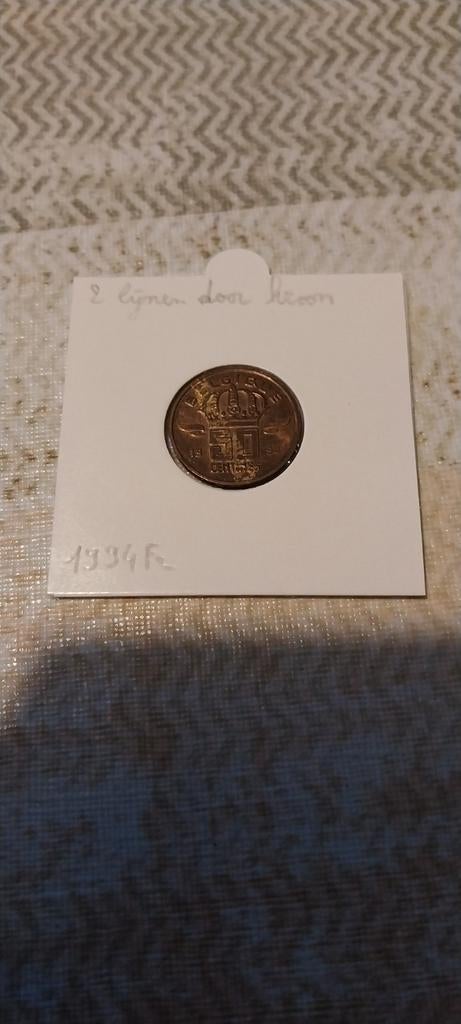 50 cents 1994 2 lignes à travers la couronne, Envoi, Métal, Monnaie en vrac