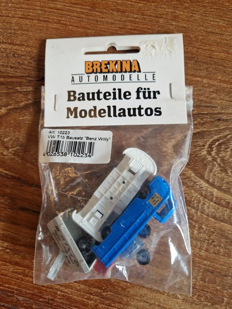 1/87 HO Brekina Volkswagen T1 b bouwset Benz willy, Hobby en Vrije tijd, Ophalen of Verzenden