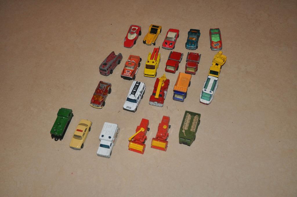 Lot van 22 Matchbox auto's, Enlèvement ou Envoi, Utilisé, Voiture, Matchbox