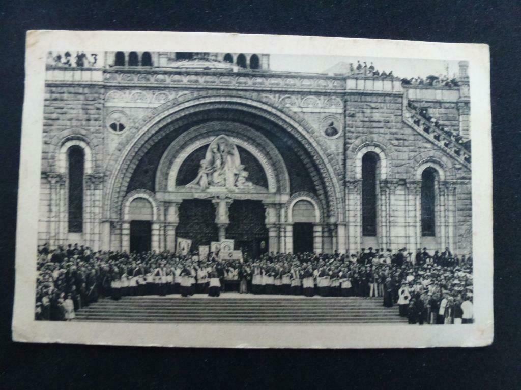 carte postale ancienne Lourdes Entrée du Rosaire, Collections, Envoi, Affranchie, France