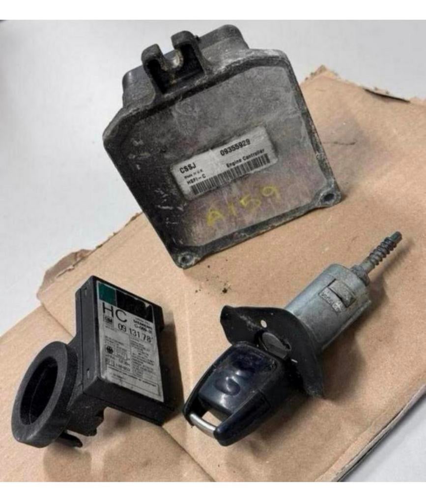 Opel Astra G Mk4 1.6 benzine ECU dme + Slot startonderbreker, Auto-onderdelen, Ophalen of Verzenden, Gebruikt, Opel