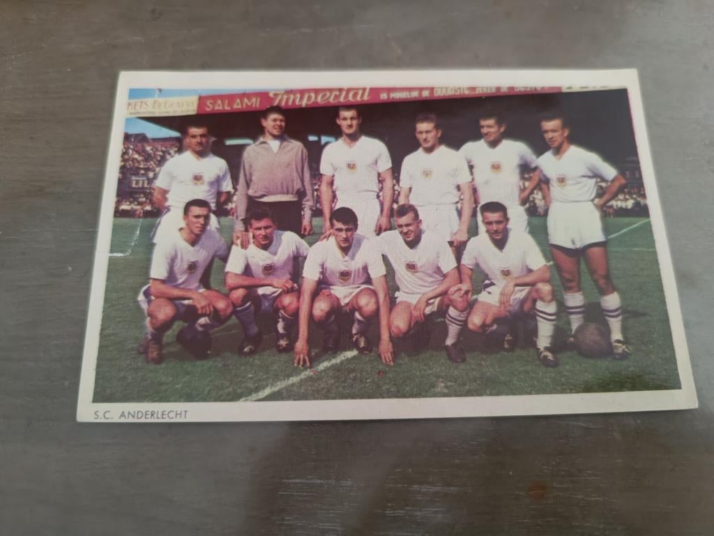 Carte équipe RSC Anderlecht / team card RSCA