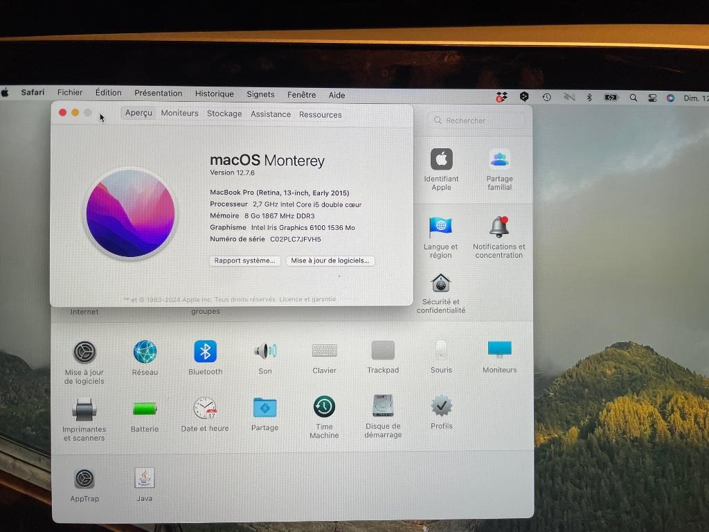 Apple Mac Book Pro - Ecran 13 pouces, Gebruikt, 256 GB, 2 tot 3 Ghz, 8 GB