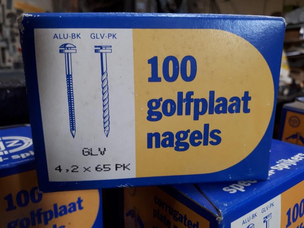 HJZ golfplaatnagels, Doe-het-zelf en Bouw, Ophalen, Nieuw