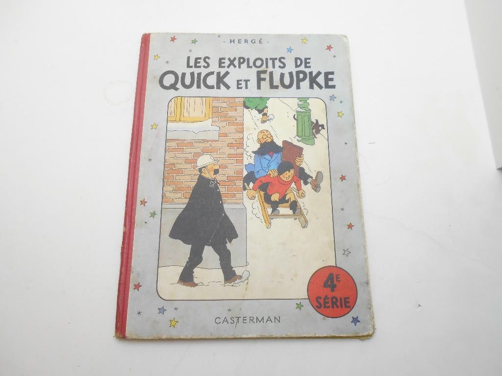ancienne BD Les exploits de Quick et Flupke  4 serie, Enlèvement ou Envoi, Une BD, Utilisé, Hergé