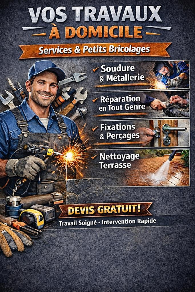 Petit travaux en tout genre, Ophalen, Zo goed als nieuw, Knutselwerk