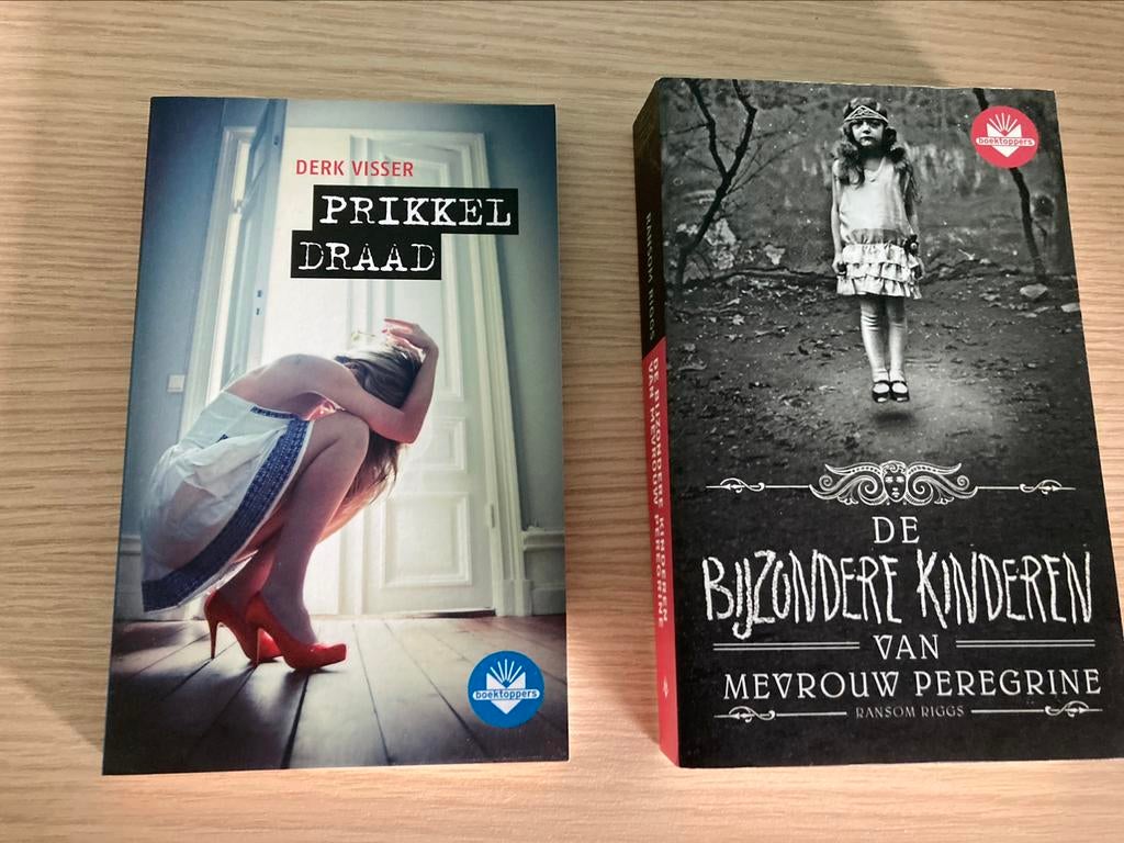 2 boeken: Prikkeldraad + De Bijzondere Kinderen van …, Ophalen of Verzenden, Zo goed als nieuw