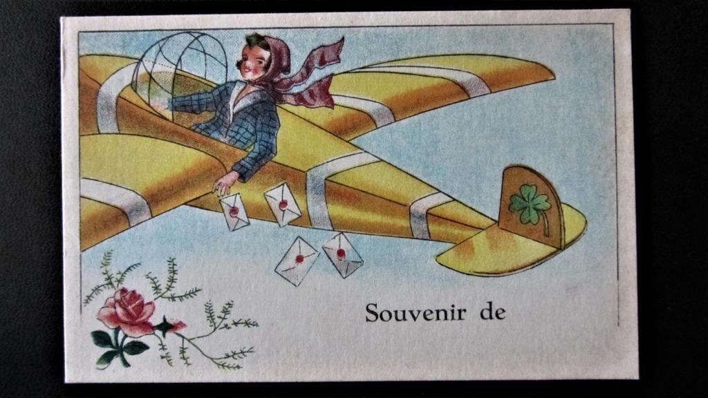 FANTASIE- VLIEGTUIG- SOUVENIR DE, Verzamelen, Ophalen of Verzenden, Ongelopen, Voertuig