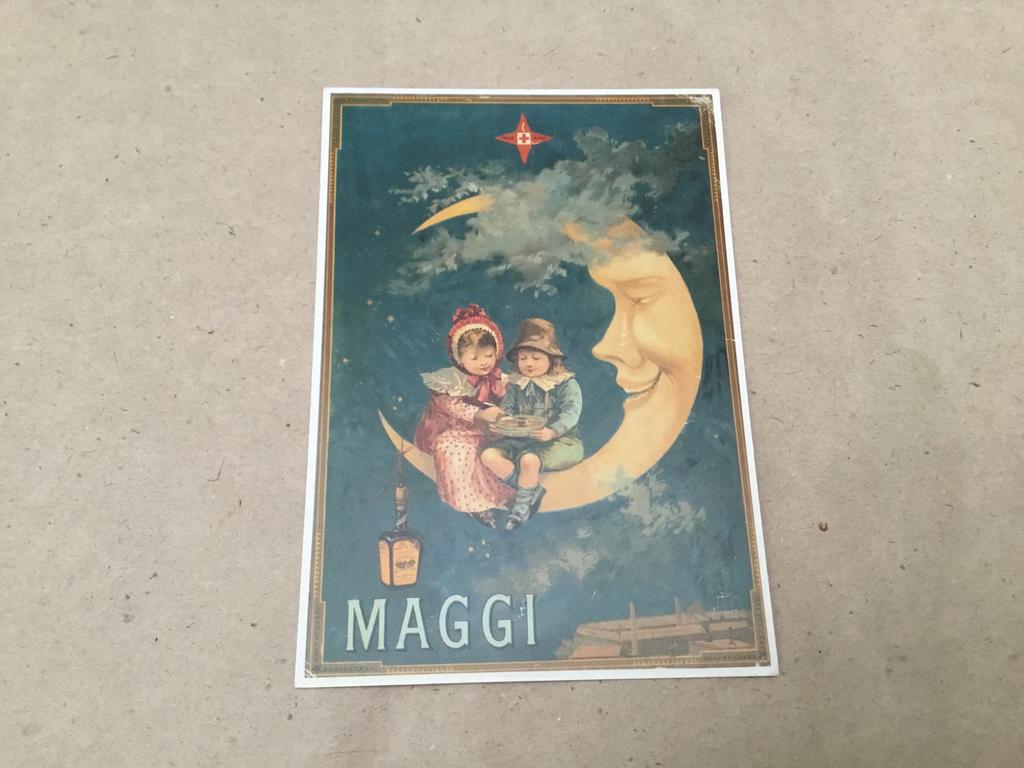 Postkaart reclame Maggi onbeschreven, Ophalen of Verzenden