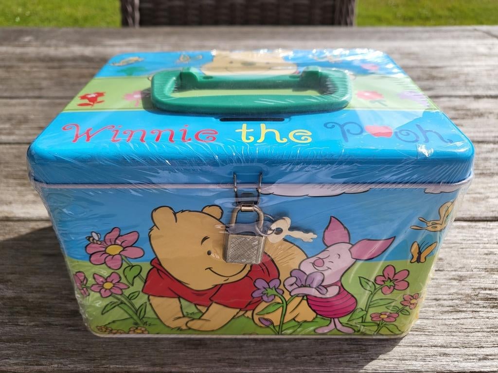 Geldkoffertje Winnie de Poeh met slot *Nieuw*, Ophalen of Verzenden, Nieuw, Jongen of Meisje