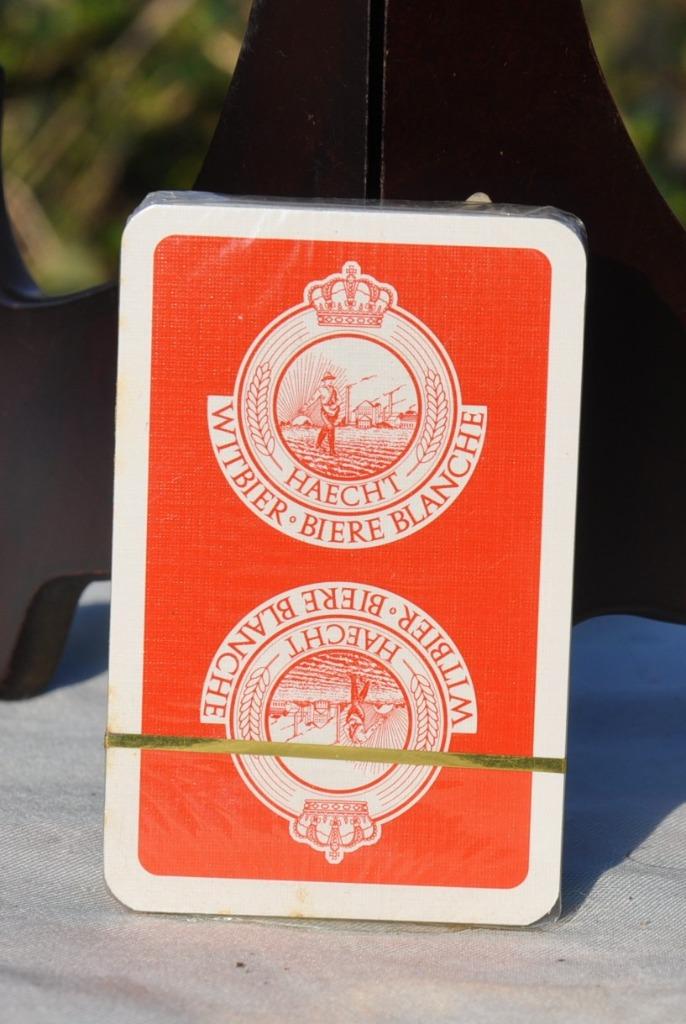 jeu de carte publicitaire biere haecht witbear biere blanche, Enlèvement ou Envoi, Neuf, Autres types, Autres marques