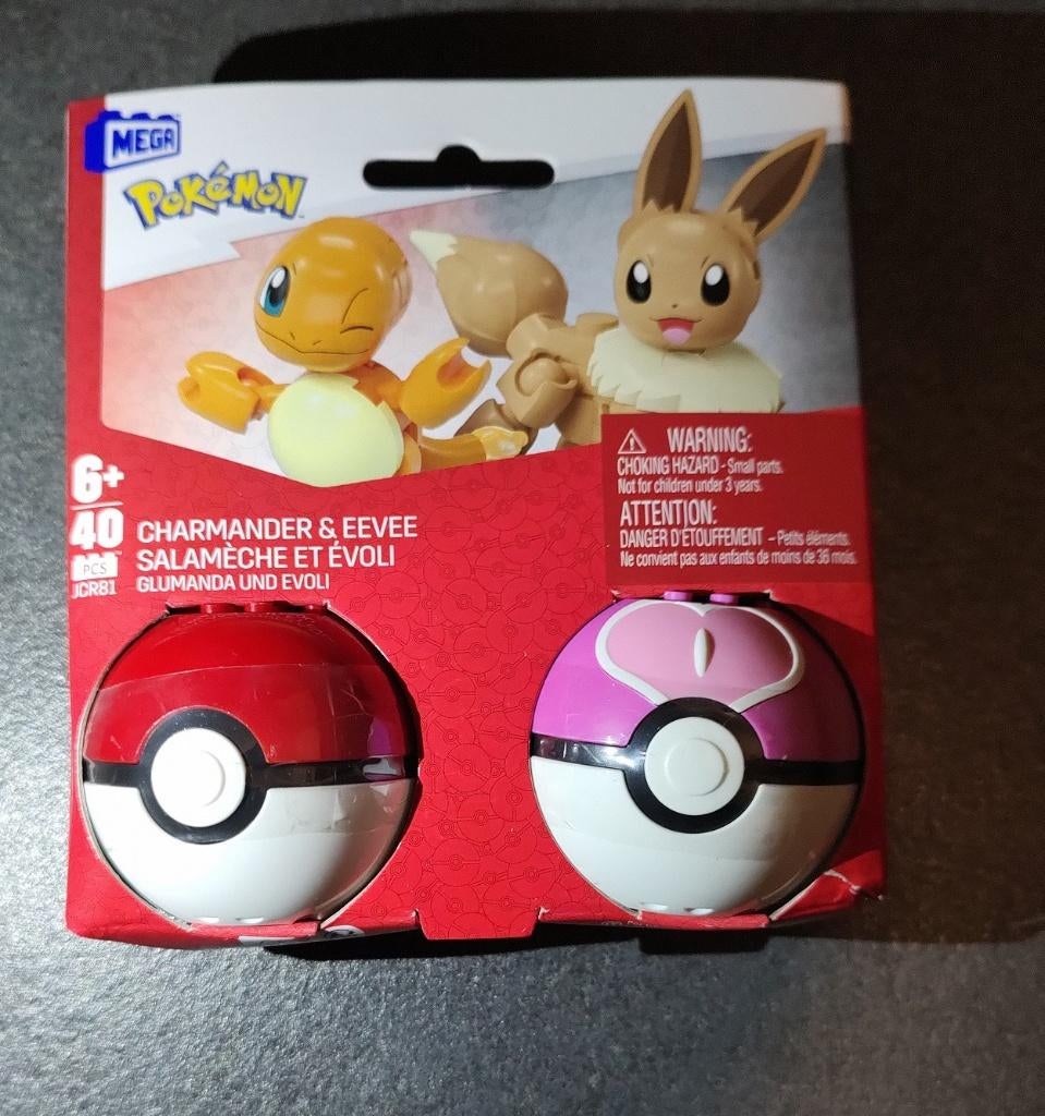 Mega Construx Pokémon - Charmander & Eevee (nieuw), Enfants & Bébés, Jouets | Blocs de construction, Enlèvement ou Envoi, Neuf