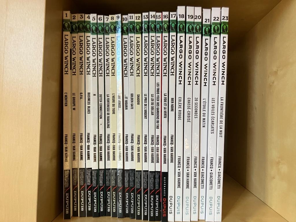 Largo Winch 1 à 23 Ed Dupuis EO, Série complète ou Série, Enlèvement, Utilisé