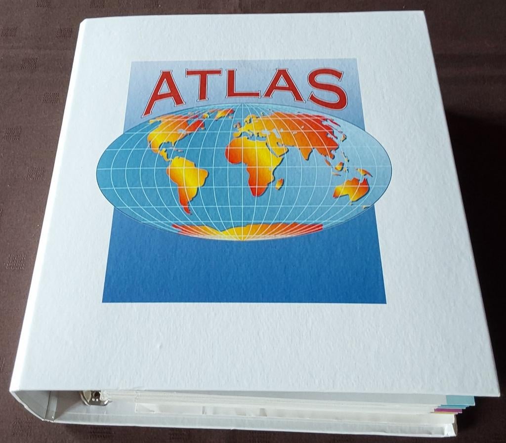 Atlas van de wereld, 90 vellen, atlasedities, Overige typen, Nieuw, Ophalen of Verzenden, Wereld