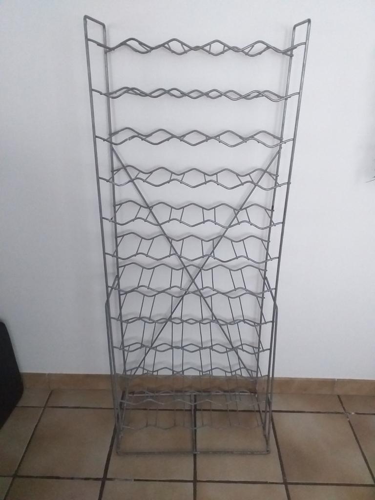 Flessenrek voor 60 flessen., Ophalen, Gebruikt, 25 flessen of meer, Metaal