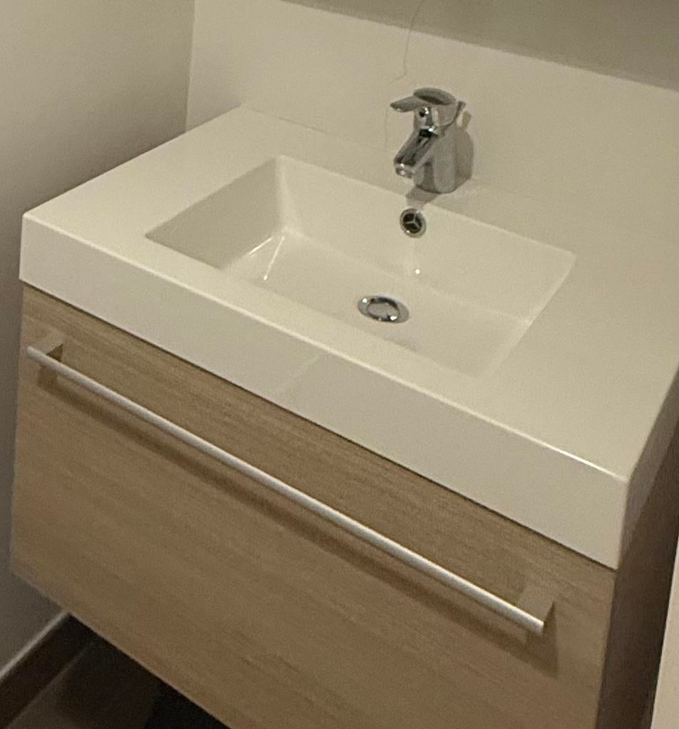 Opbouw wasbak 2 stuks, Huis en Inrichting, Badkamer | Badkamermeubels, Ophalen, Gebruikt, 50 tot 100 cm, Minder dan 100 cm