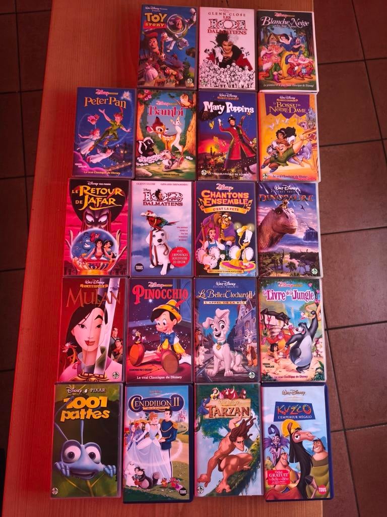 Vhs cassettes Disney, Enlèvement ou Envoi