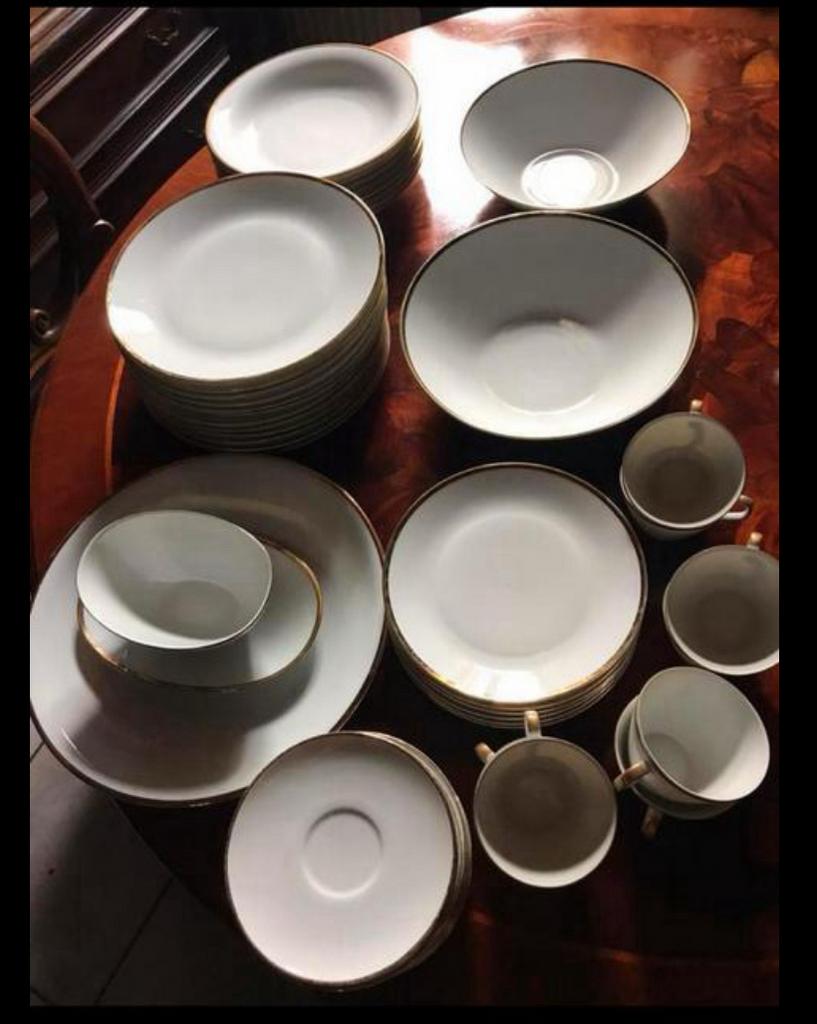 Antieke eetservies Bavaria porselein, Ophalen