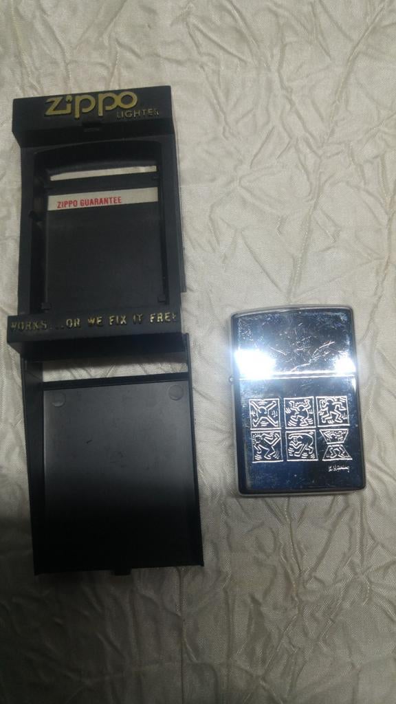 Vintage aansteker Zippo briquet Haring Lucky strike H XV 05, Enlèvement ou Envoi