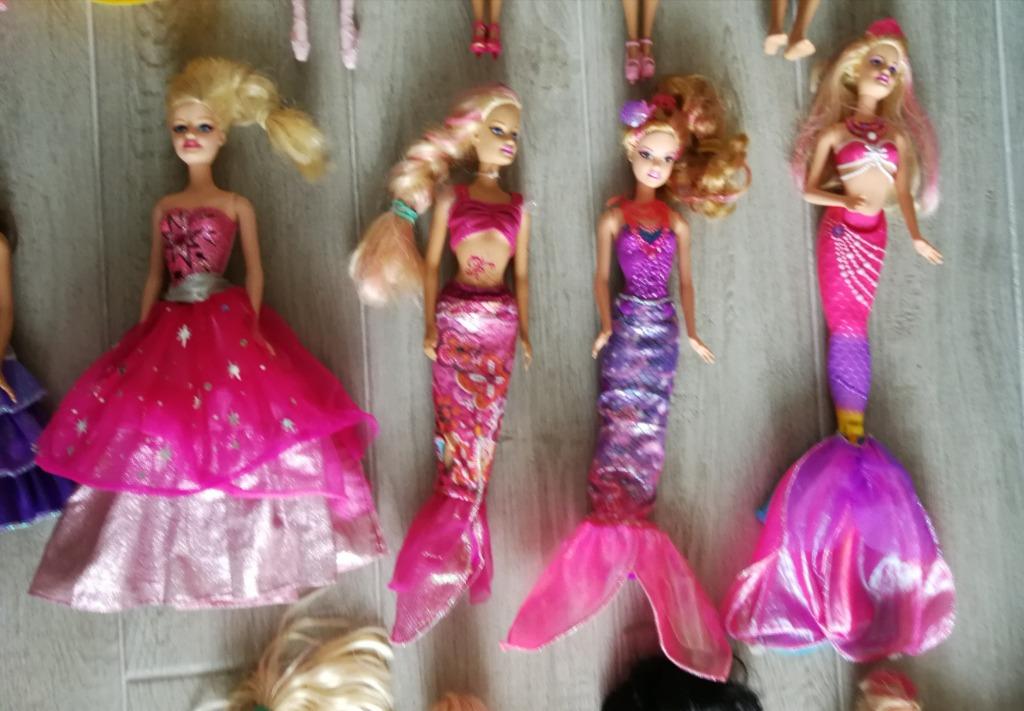 Barbie zeemeerminnen, Kinderen en Baby's, Speelgoed | Poppen, Ophalen of Verzenden, Zo goed als nieuw, Barbie
