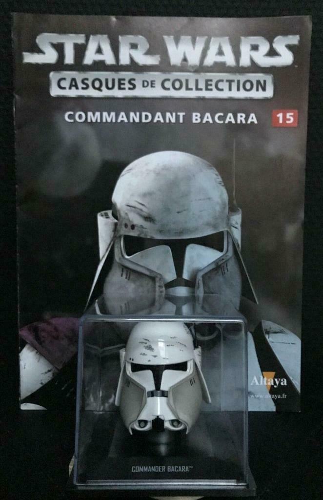 Casque de collection Star Wars n°15 " Commandant Bacara " -, Enlèvement ou Envoi, Utilisé, Figurine