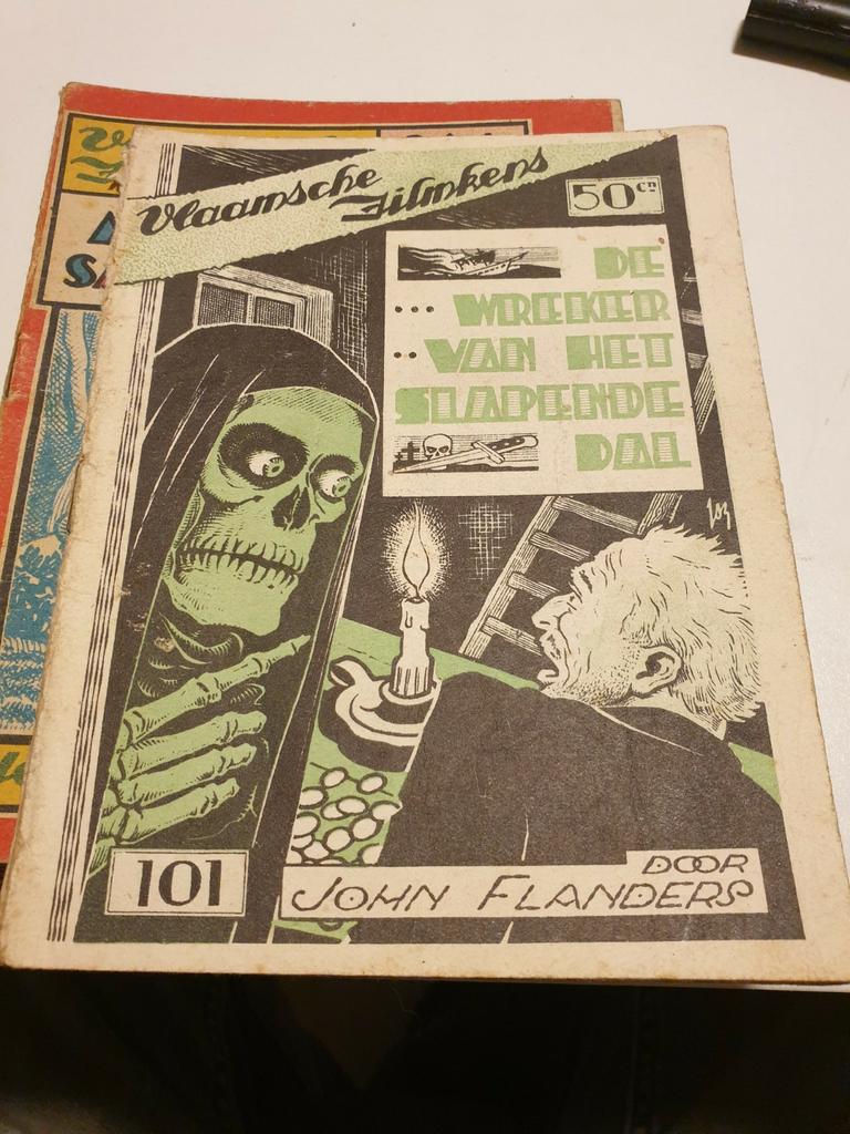 De wreker van het slapende dal JOHN FLANDERS  1932 nr 101 VF, Gelezen, John flanders, Ophalen of Verzenden, Fictie