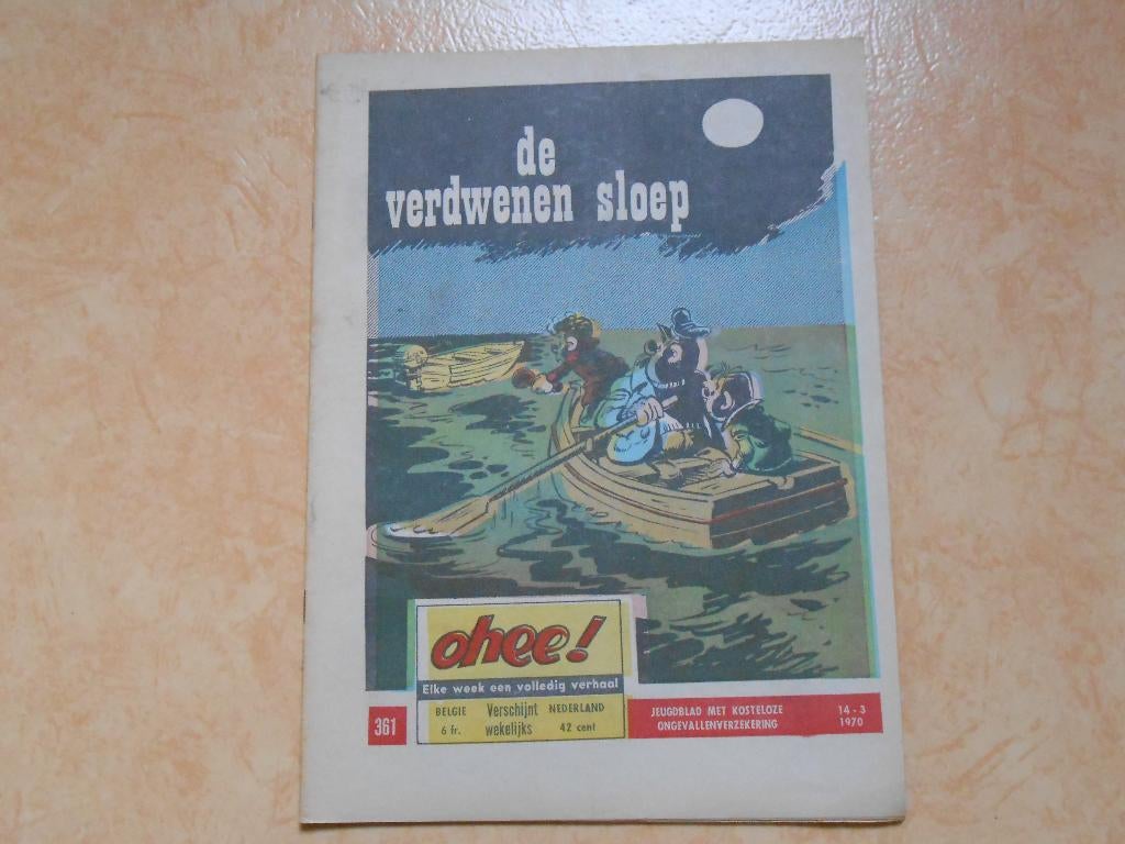 Ohee 361 De verdwenen sloep 1970., Eén stripboek, Nieuw, Ophalen of Verzenden, Berck