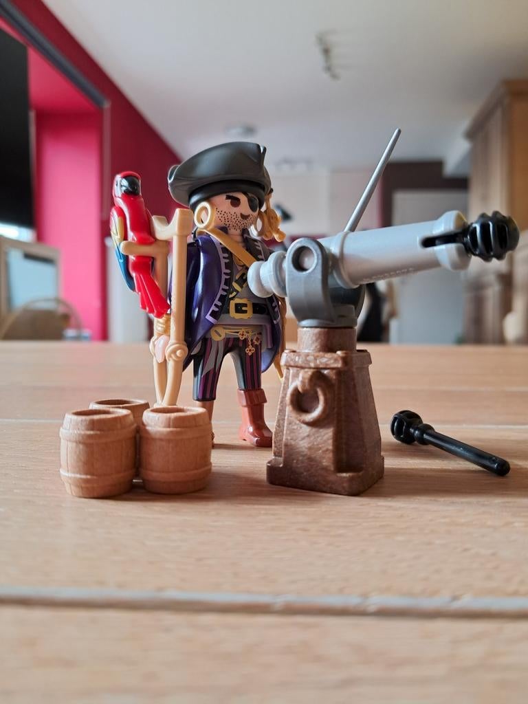Playmobil Pirates 6684 - Capitaine avec canon, Enlèvement ou Envoi, Comme neuf