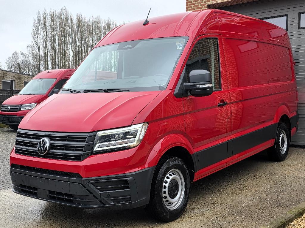 VW Crafter - NIEUW 0KM 2026 - 177PK Automaat - Massage Ergo, Autos, Camionnettes & Utilitaires, Rouge, Achat, Euro 6, Entreprise
