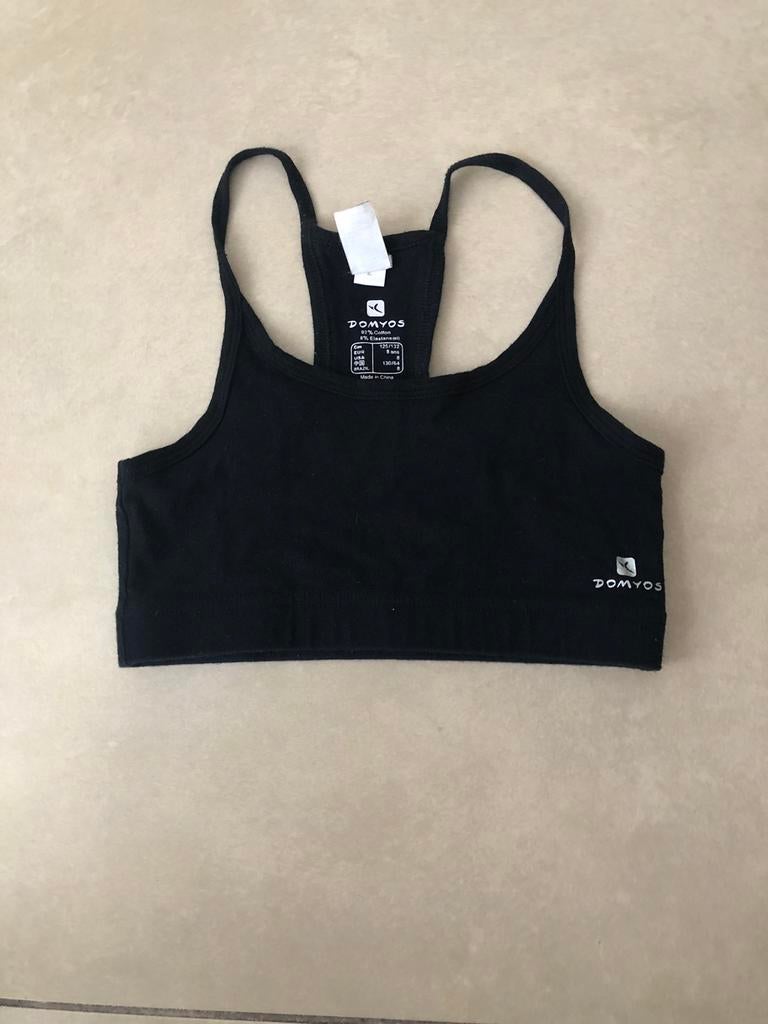 Topje Decathlon maat 128, Meisje, Sport- of Zwemkleding, Decathlon, Ophalen of Verzenden