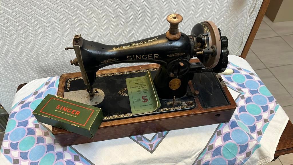 Vintage Singer naaimachine als decoratiestuk, Enlèvement