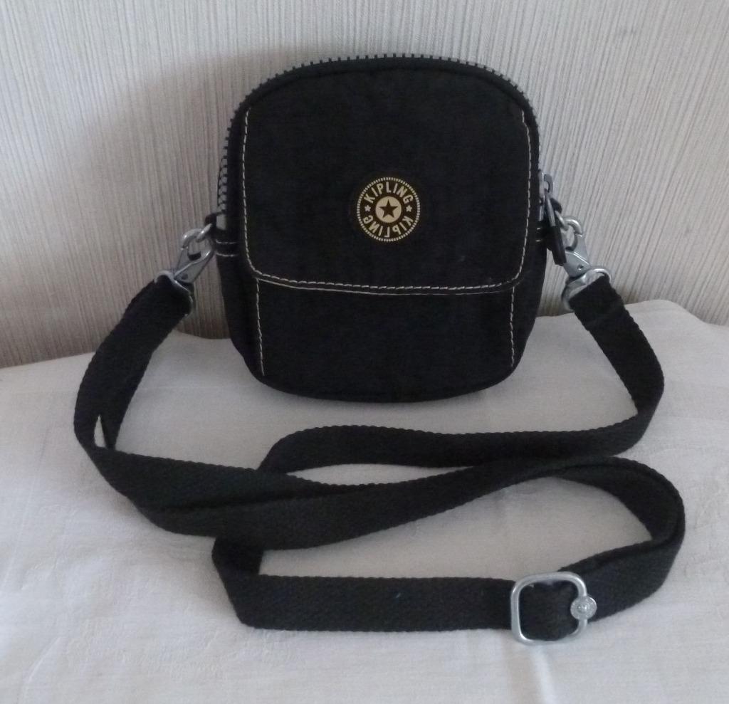 Kipling sac noir porté en bandoulière ou à la ceinture, Enlèvement ou Envoi, Utilisé, Noir, Kipling