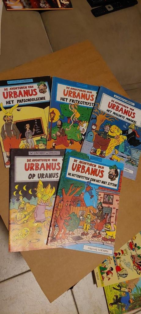 Urbanus stripverhalen 1-5, Ophalen of Verzenden, Gelezen