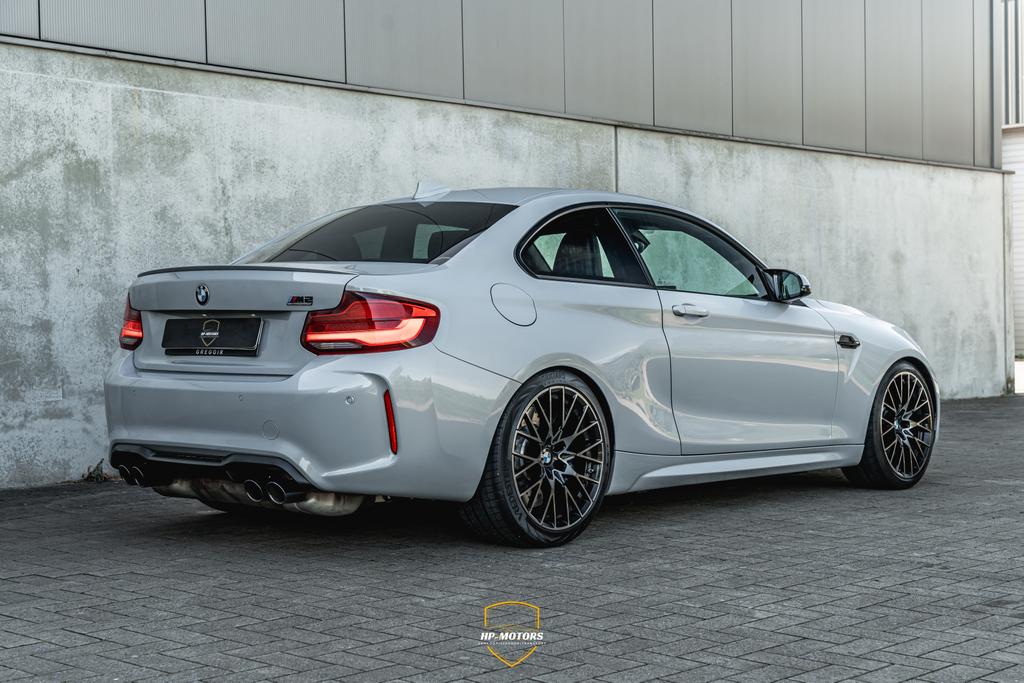 Bmw M2 compétition - 33458 km, Autos, Cuir, Argent ou Gris, Euro 6, Entreprise