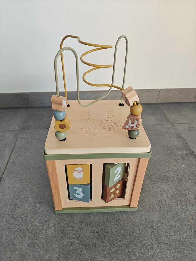 Activiteitenkubus little dutch, Kinderen en Baby's, Speelgoed | Houten speelgoed, Ophalen