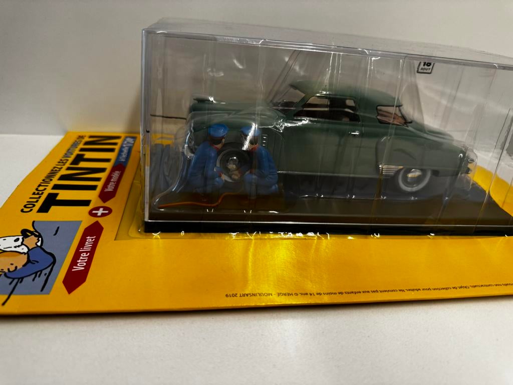 Kuifje auto 1:24 de studebaker uit zwarte goud nr17, Ophalen of Verzenden, Kuifje, Nieuw