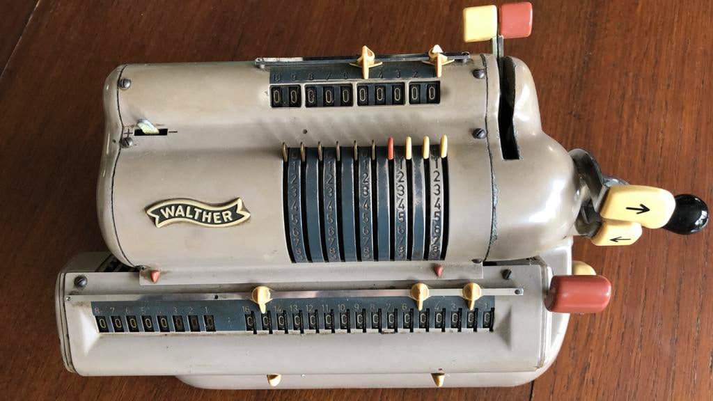 Rekenmachine Walther jaren ‘60, Verzamelen, Ophalen of Verzenden