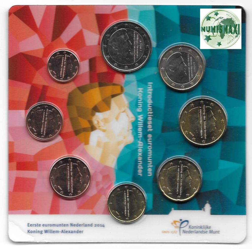 Blister pièces en euros Pays-Bas 2014, Enlèvement ou Envoi