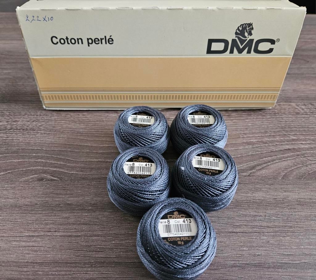 DMC Coton perlé 8 (413), Enlèvement, Comme neuf