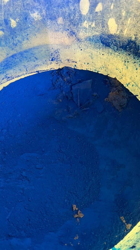 Beton pigmentpoeder groen,blauw,rood,ecru, Ophalen, Gebruikt, Overige kleuren, Verf