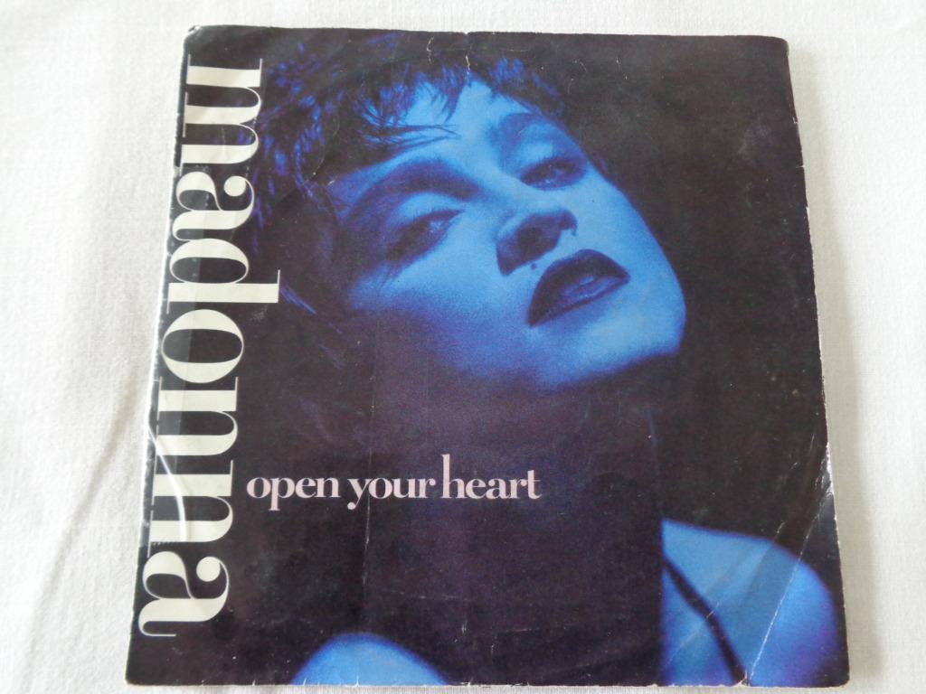 disque vinyl 45T MADONNA - Open your Heart, Enlèvement, Utilisé, Autres formats